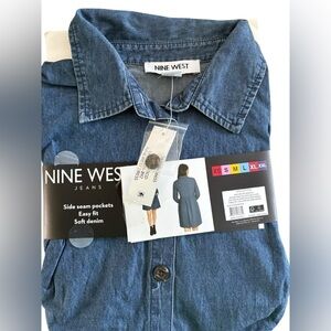 Nine West Classic Blue Jean Jacket